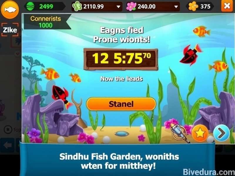 Sindhu Fish Garden Game Screenshot